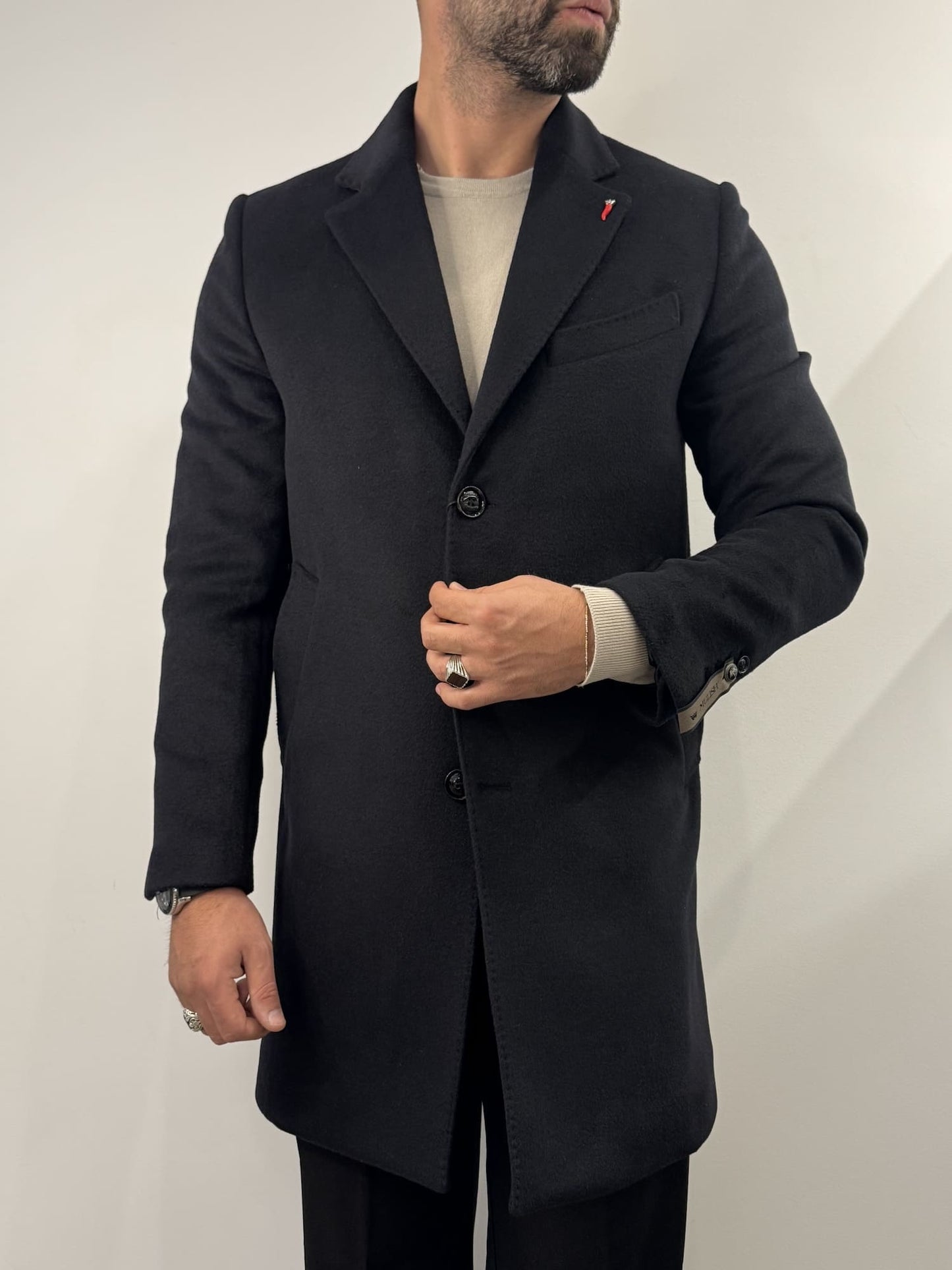 Cappotto Mulish in misto lana