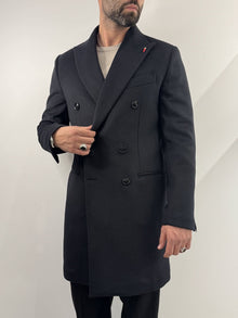 Cappotto Mulish doppio petto nero