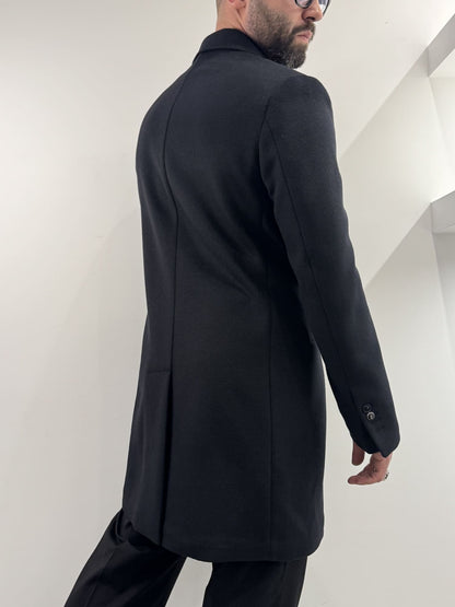 Cappotto Mulish doppio petto nero
