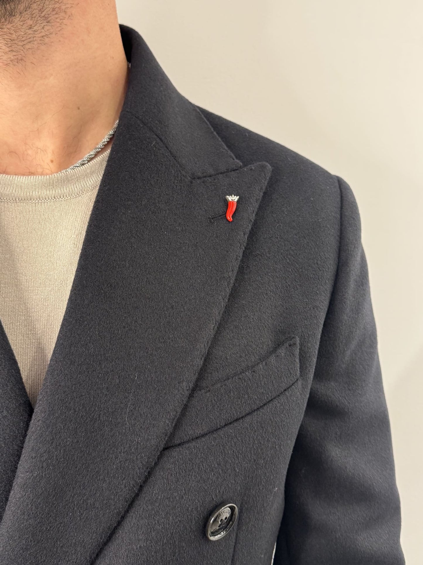 Cappotto Mulish doppio petto nero