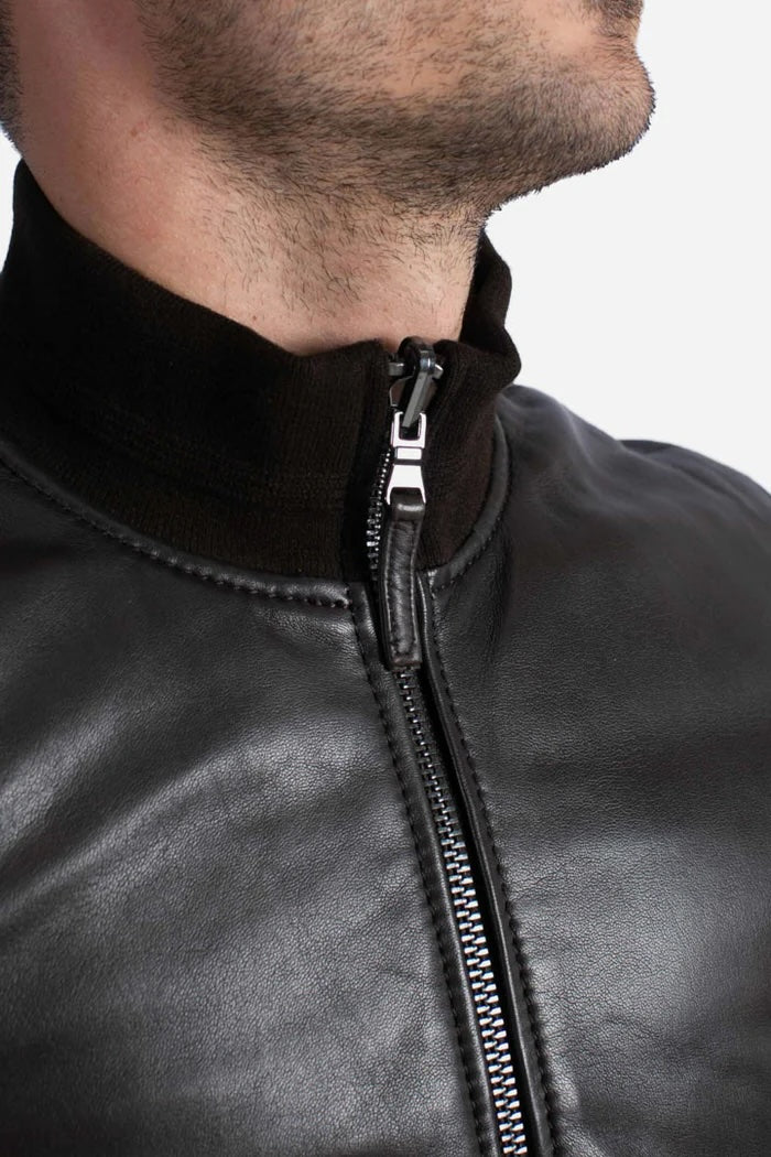 Derek seamless reversibile Giubbotto in pelle