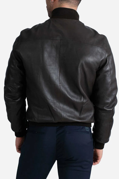 Derek seamless reversibile Giubbotto in pelle