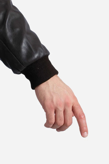 Derek seamless reversibile Giubbotto in pelle