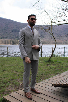 Abito gessato Mulish doppio petto