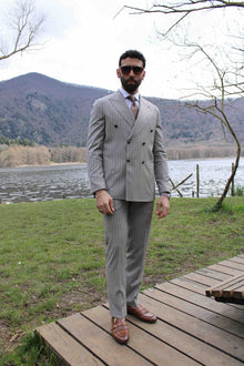 Abito gessato Mulish doppio petto