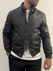 Giubbotto The Jack Leathers in vera pelle