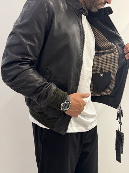 Giubbotto The Jack Leathers in vera pelle