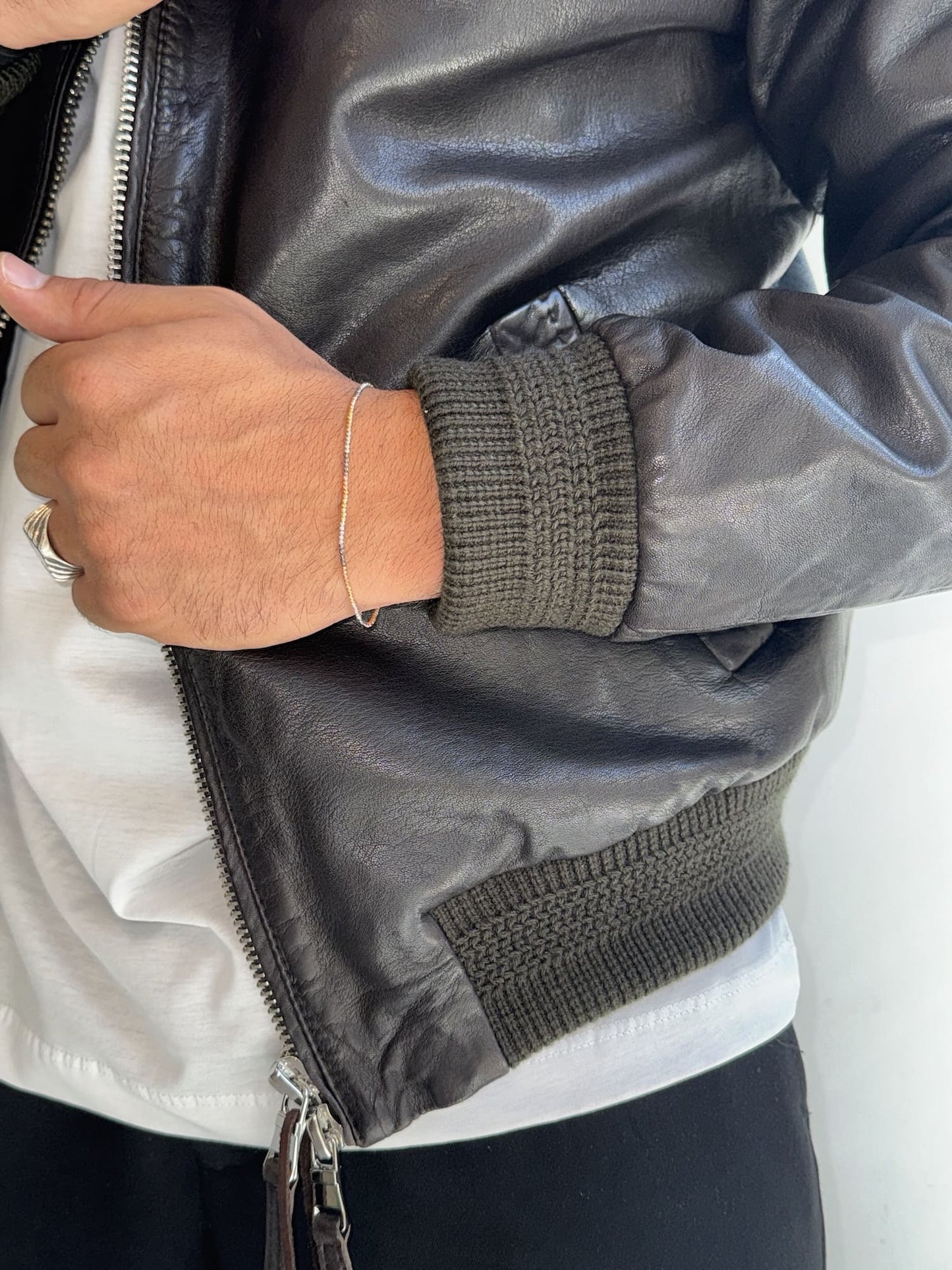 Giubbotto The Jack Leathers in vera pelle