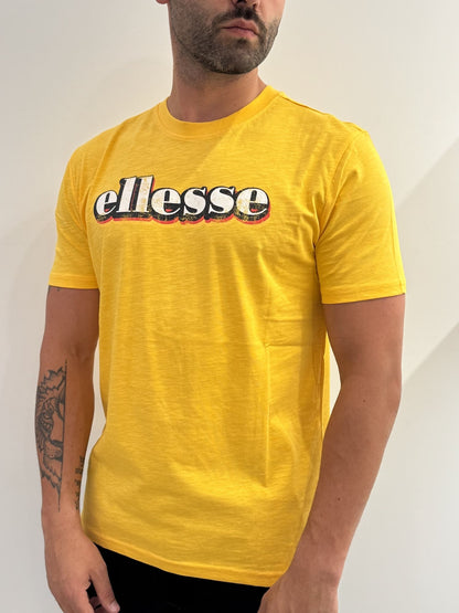 T-shirt Ellesse in cotone fiammato