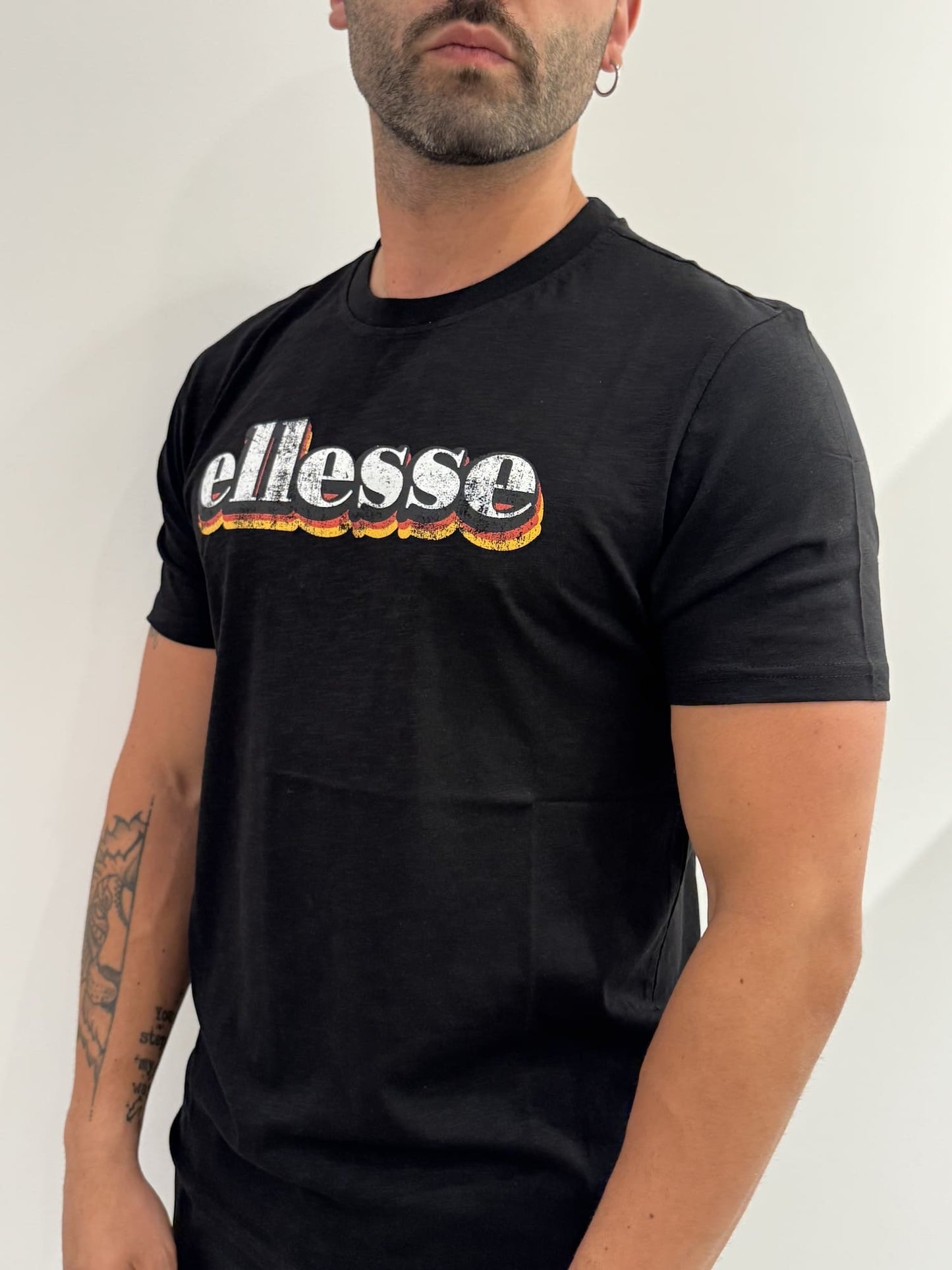 T-shirt Ellesse in cotone fiammato