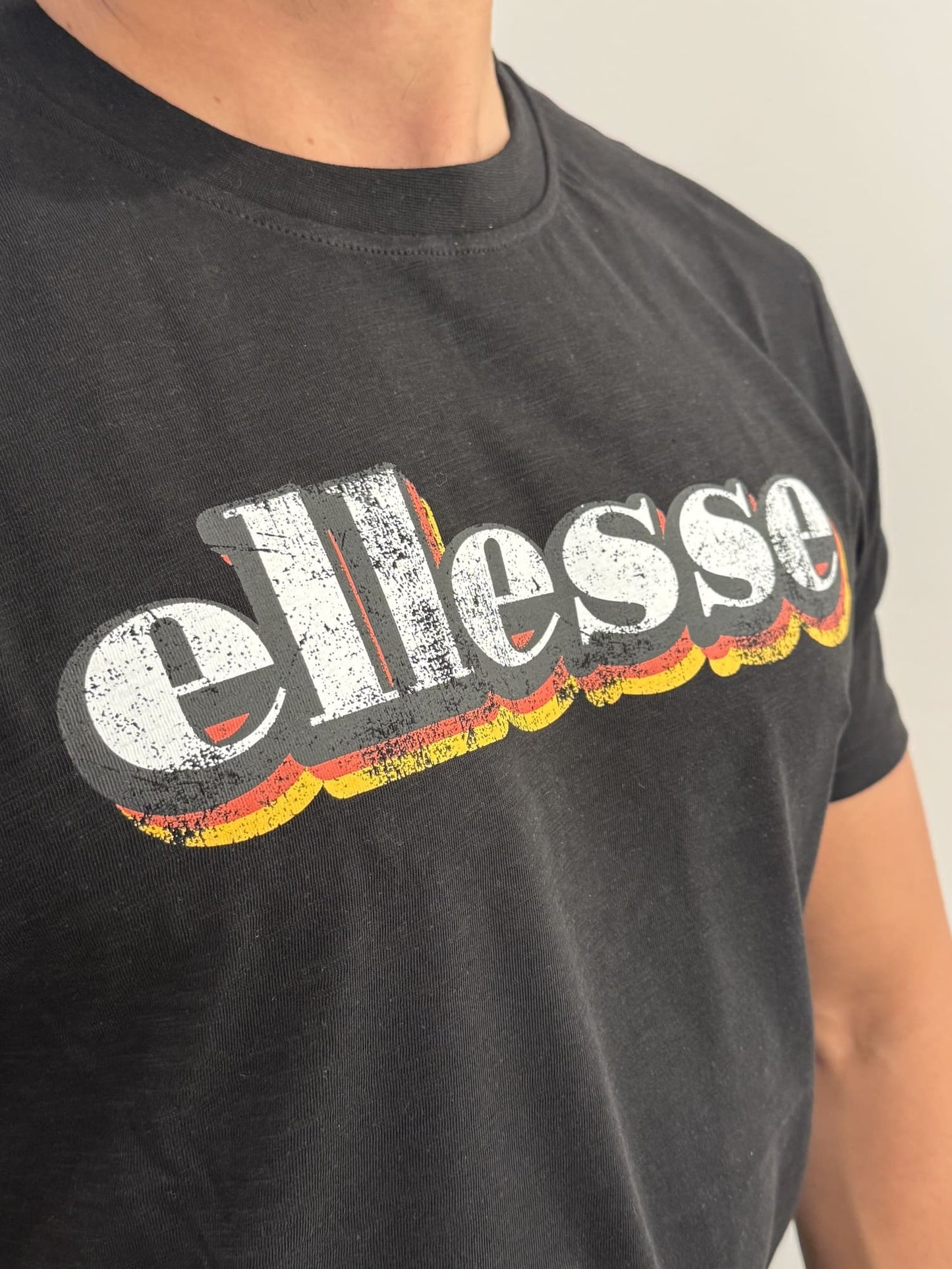 T-shirt Ellesse in cotone fiammato