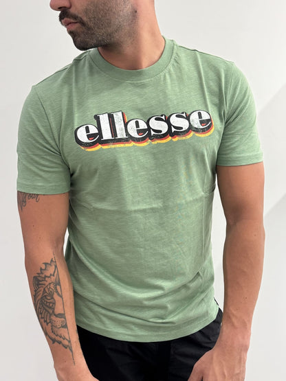 T-shirt Ellesse in cotone fiammato
