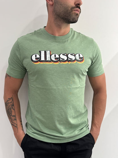 T-shirt Ellesse in cotone fiammato