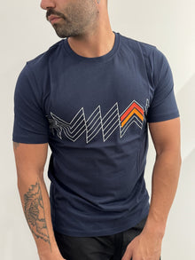 T-shirt Ellesse con disegno geometrico
