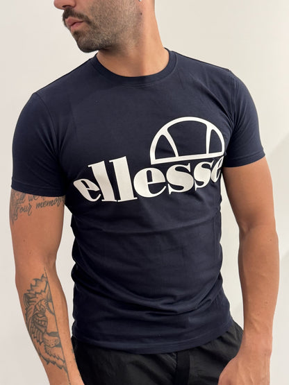 T-shirt ellesse basic con big logo