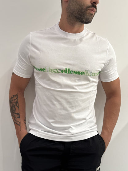 T-shirt Ellesse con logo continuo sul petto