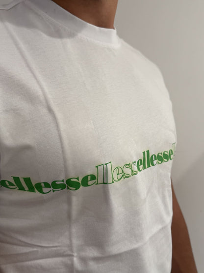 T-shirt Ellesse con logo continuo sul petto