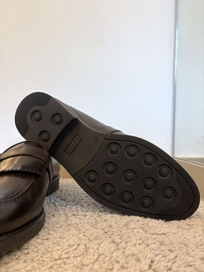 Mocassino Divan con fibbia e frangia