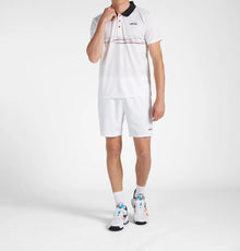 Polo tennis in tessuto leggero ed elasticizzato