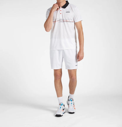 Polo tennis in tessuto leggero ed elasticizzato