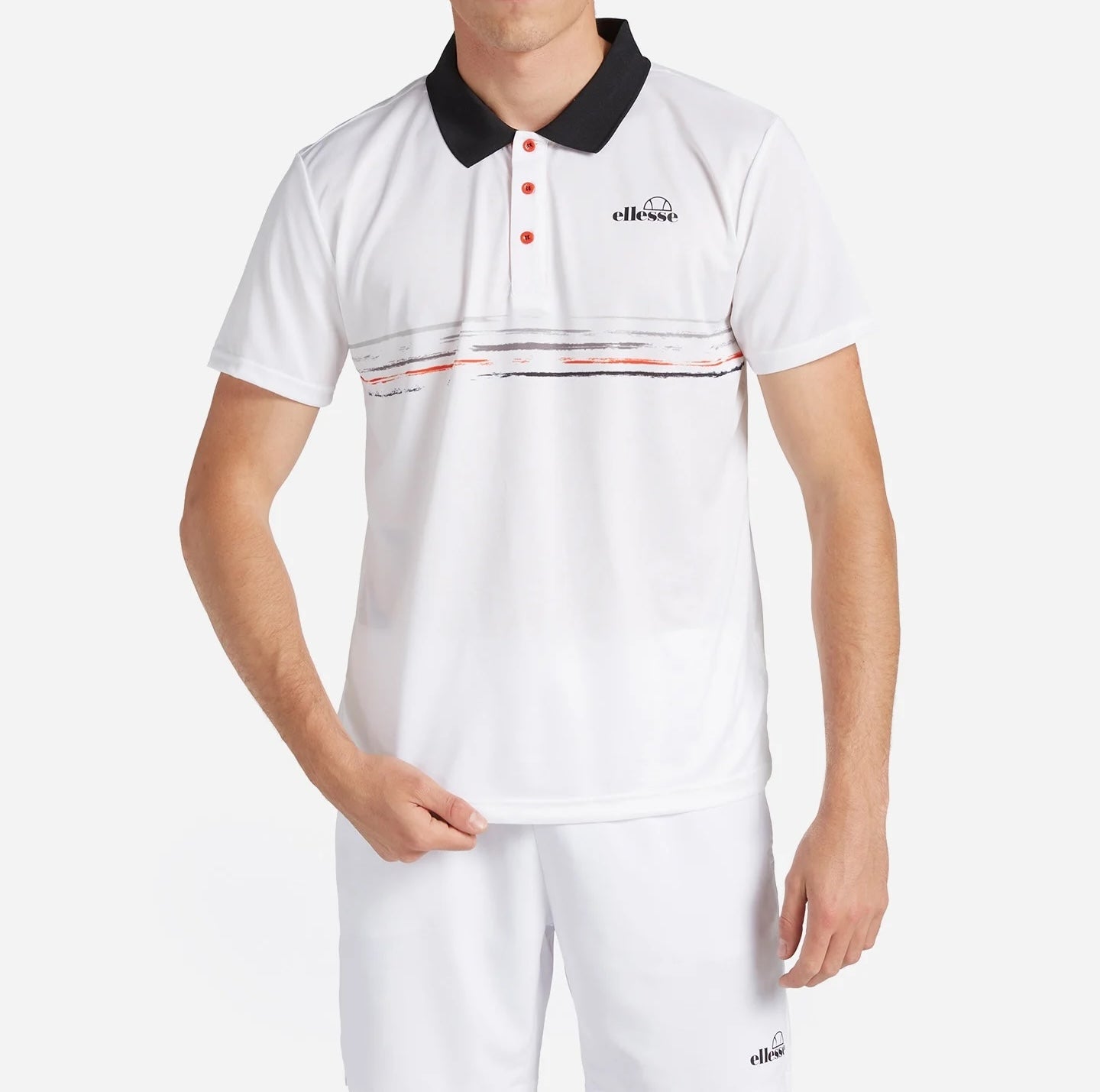 Polo tennis in tessuto leggero ed elasticizzato