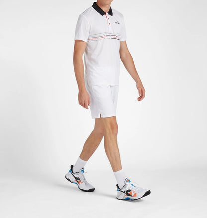Polo tennis in tessuto leggero ed elasticizzato