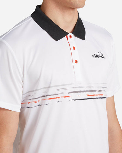 Polo tennis in tessuto leggero ed elasticizzato