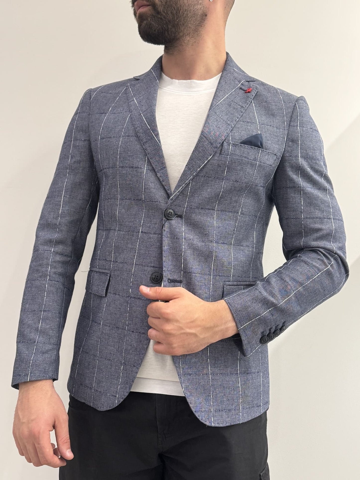 Giacca a quadri Alfio Jeans
