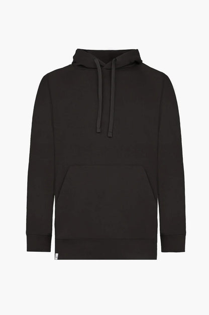 Felpa con cappuccio basic Sorbino nera