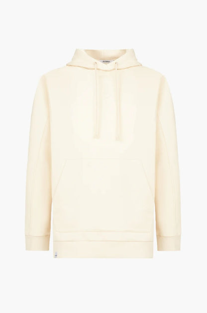 Felpa con cappuccio basic Sorbino bianca
