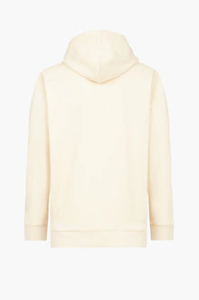 Felpa con cappuccio basic Sorbino bianca