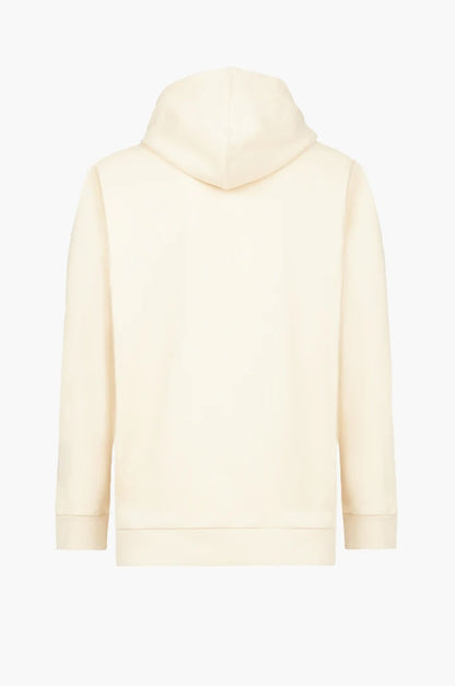 Felpa con cappuccio basic Sorbino bianca