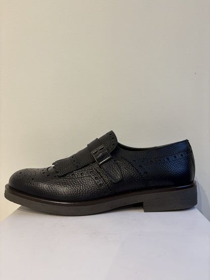 Mocassino con frangia e punta inglese