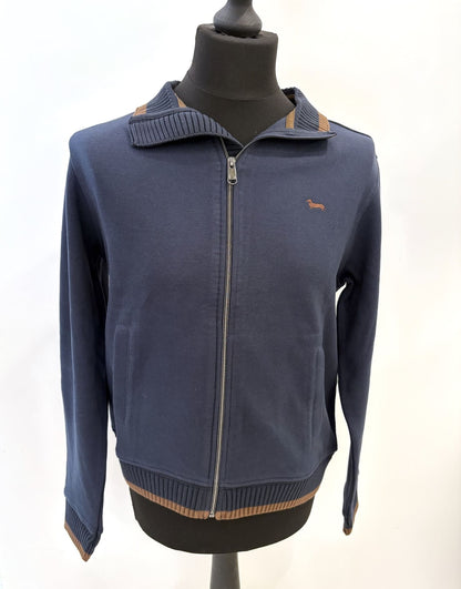 Felpa Harmont & Blaine full zip contrasto agli orli