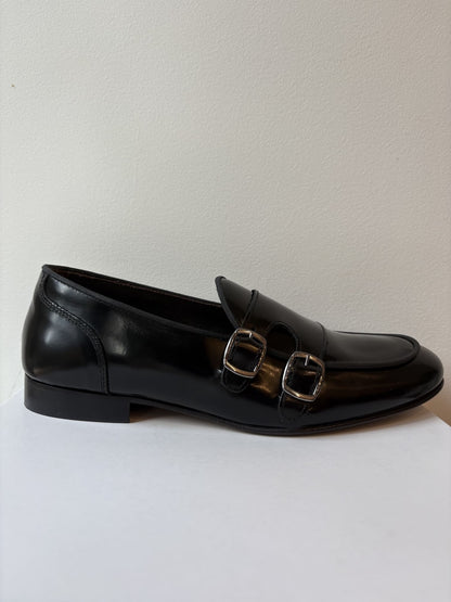 Mocassino con doppia fibbia