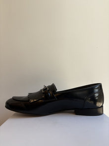 Mocassino con fibbia e frangia