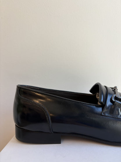 Mocassino con fibbia e frangia
