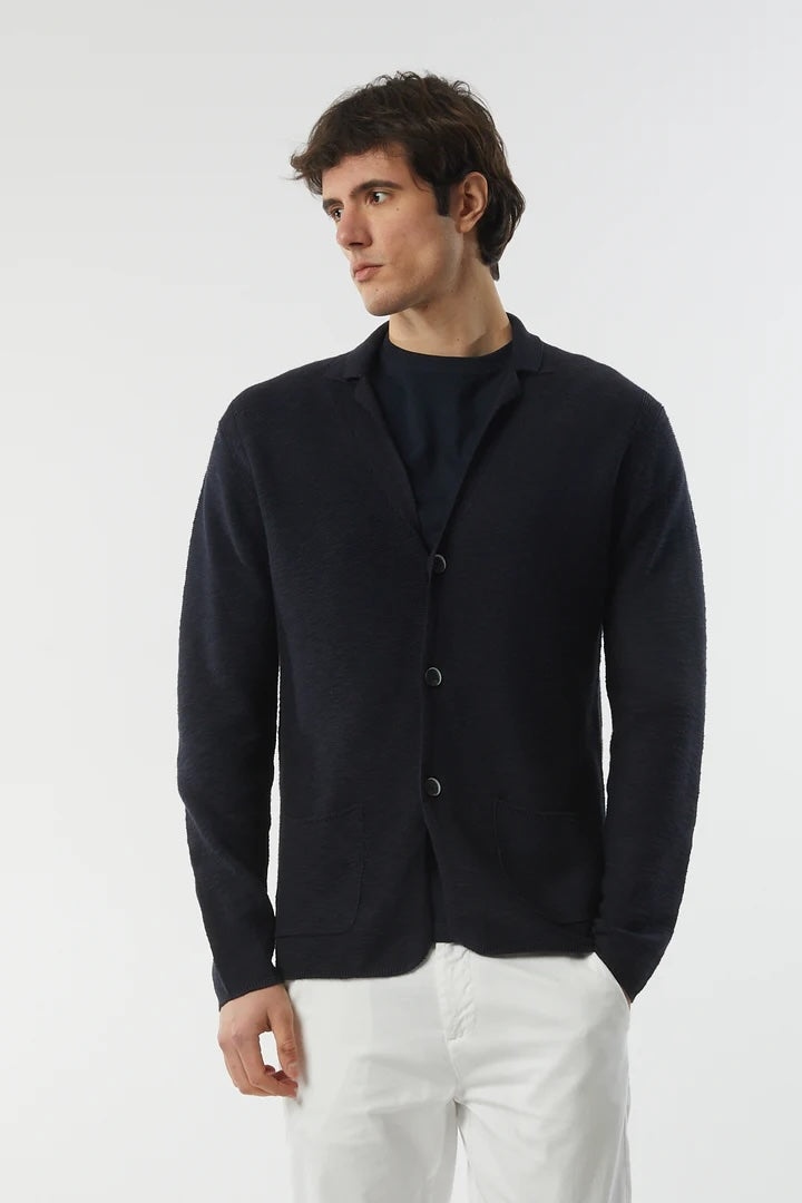 Giacca in maglia in cotone