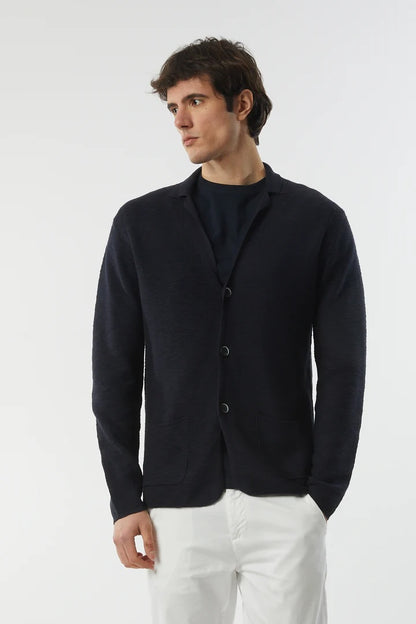 Giacca in maglia in cotone
