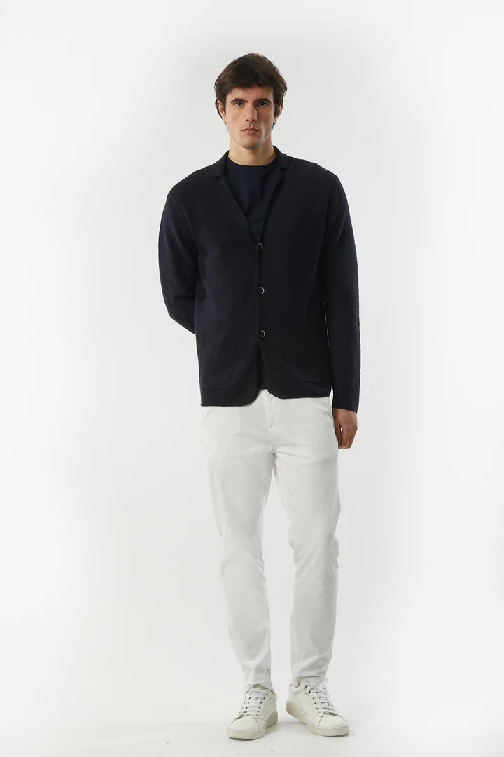 Giacca in maglia in cotone