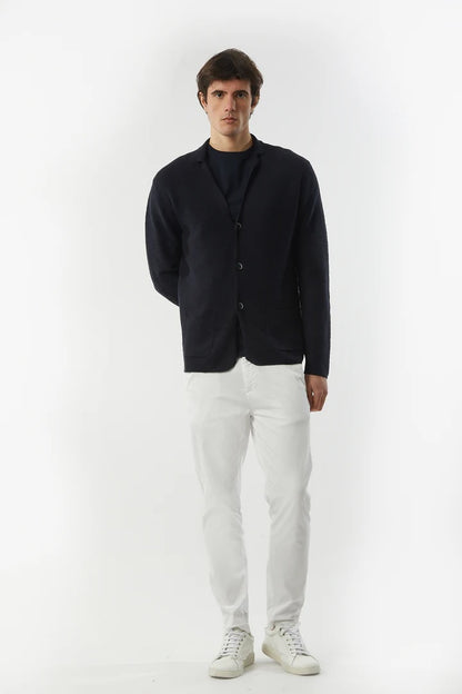 Giacca in maglia in cotone