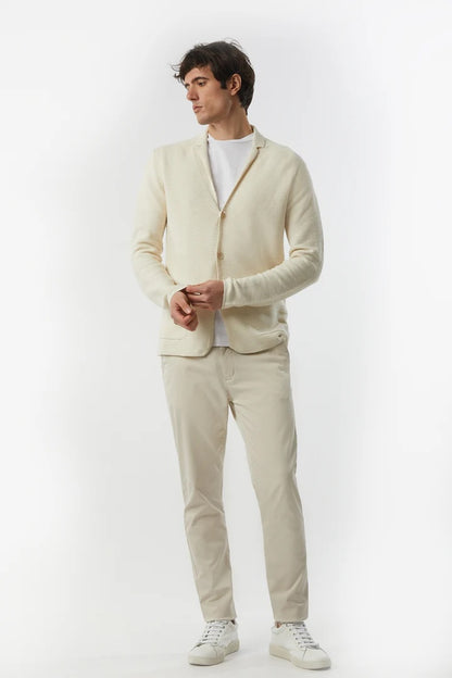 Giacca in maglia in cotone