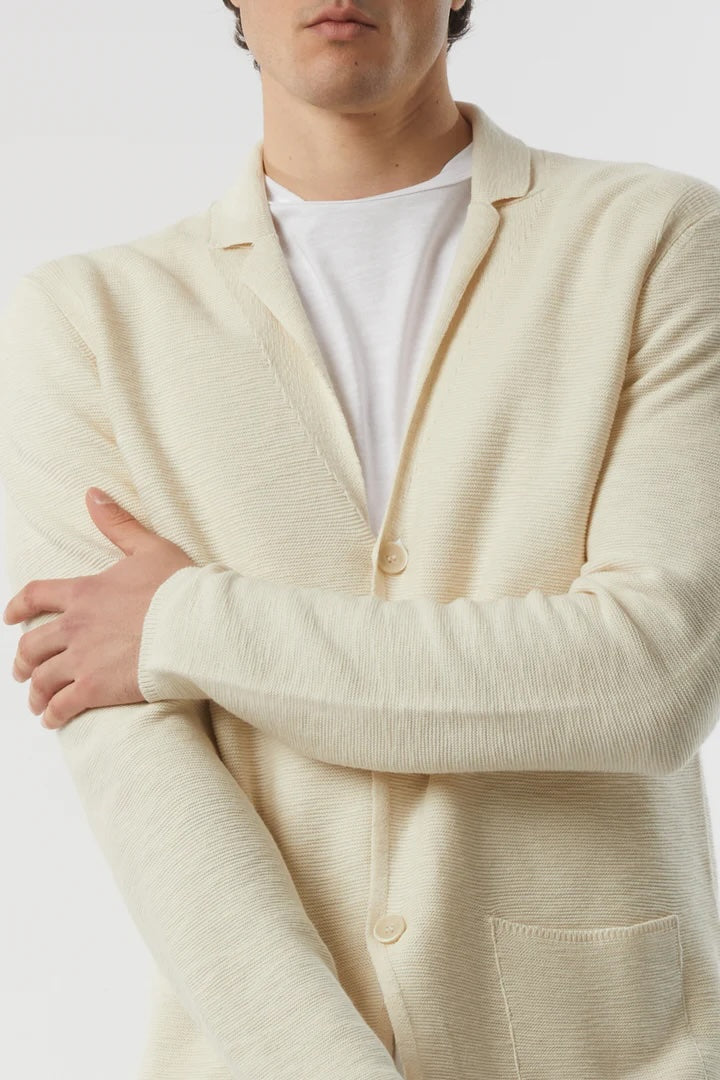 Giacca in maglia in cotone