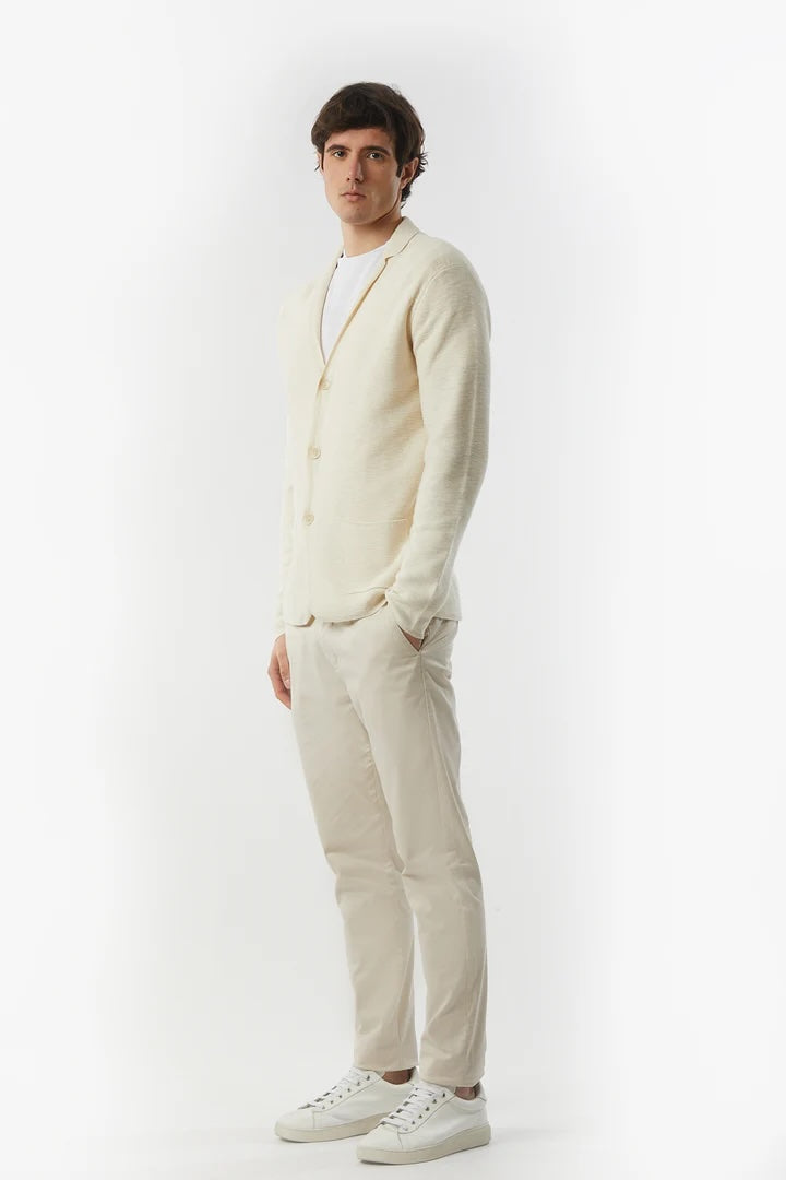 Giacca in maglia in cotone