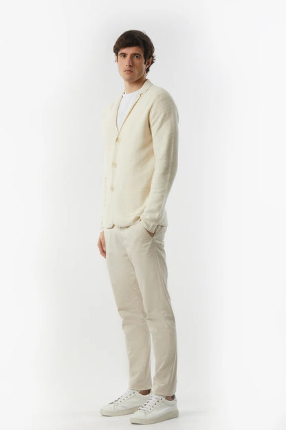 Giacca in maglia in cotone