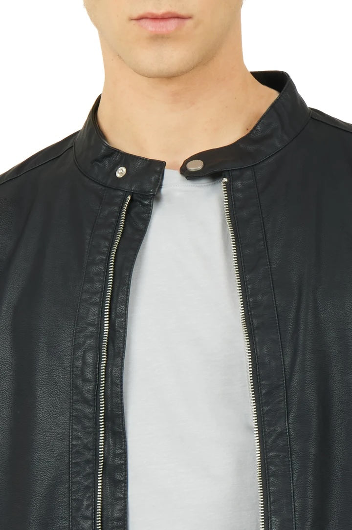 Giubbotto bomber effetto pelle Sorbino