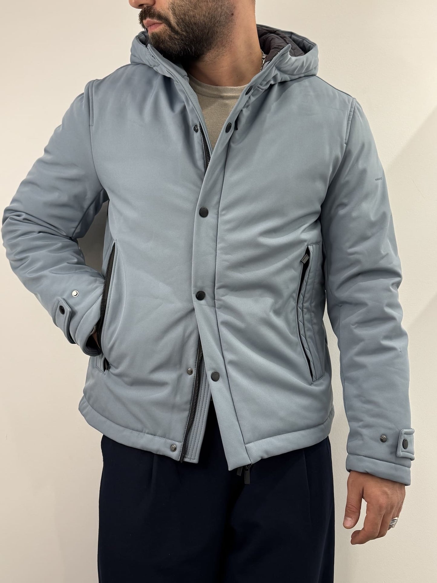 Giubbotto Hamaki-Ho con cappuccio