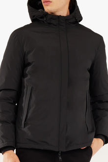 Giubbotto con cappuccio reversibile Sorbino nero