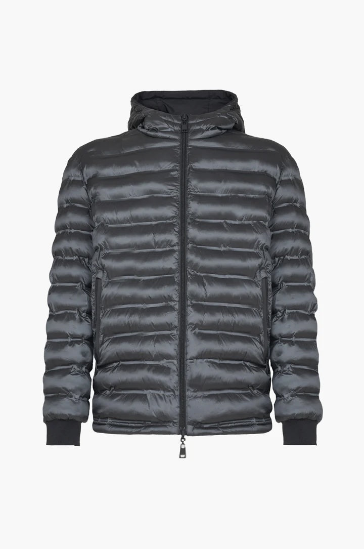 Giubbotto con cappuccio reversibile Sorbino nero