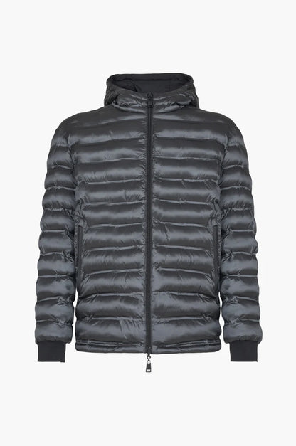 Giubbotto con cappuccio reversibile Sorbino nero